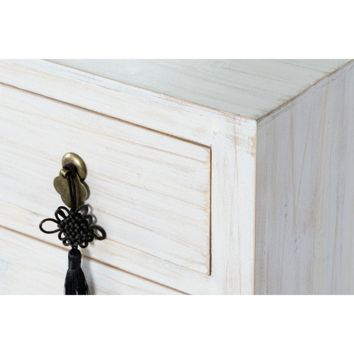 Consolă DKD Home Decor Alb Natural Brad Lemn MDF 63 x 26 x 83 cm