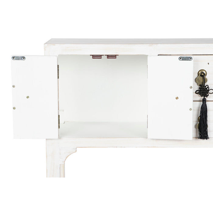 Consolă DKD Home Decor Alb Natural Brad Lemn MDF 63 x 26 x 83 cm