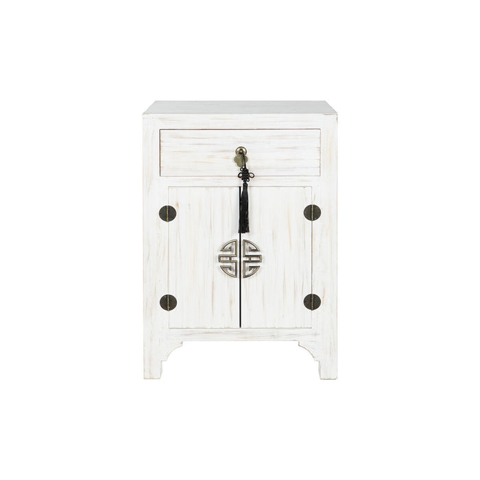 Noptieră DKD Home Decor Alb Brad Lemn MDF 45 x 29 x 60 cm