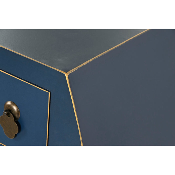 Console DKD Home Decor Albastru Auriu* Brad Lemn MDF 98 x 26 x 80 cm