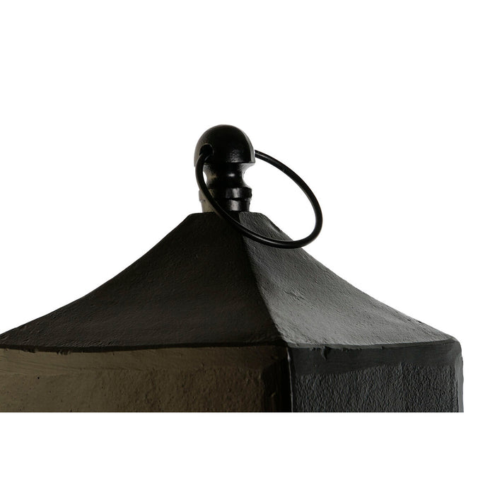 Lucerna DKD Home Decor Negru Aluminiu Geam 21 x 21 x 91 cm