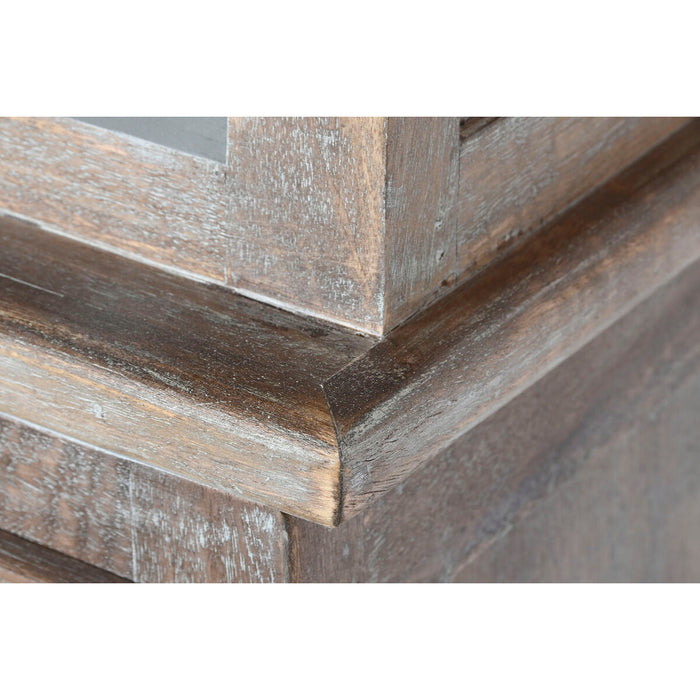 Raft DKD Home Decor Gri Natural Lemn de mango 220 x 45 x 230 cm