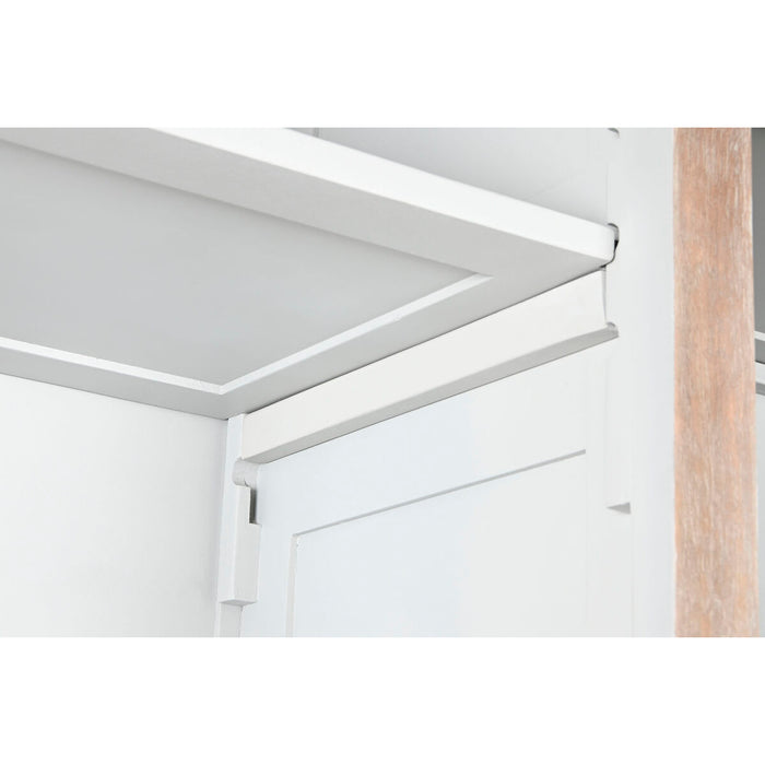 Raft DKD Home Decor Gri Natural Lemn de mango 220 x 45 x 230 cm