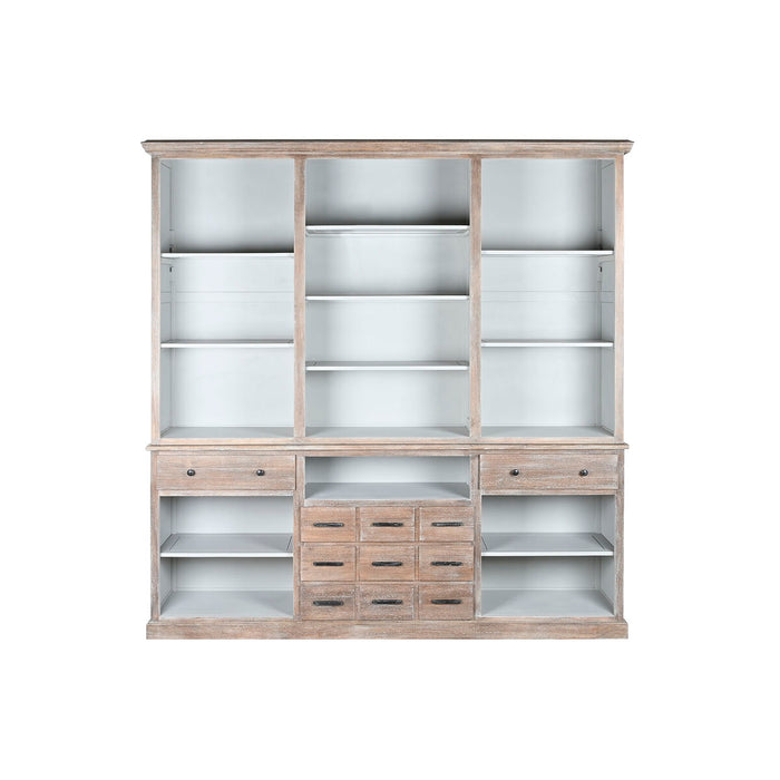 Raft DKD Home Decor Gri Natural Lemn de mango 220 x 45 x 230 cm