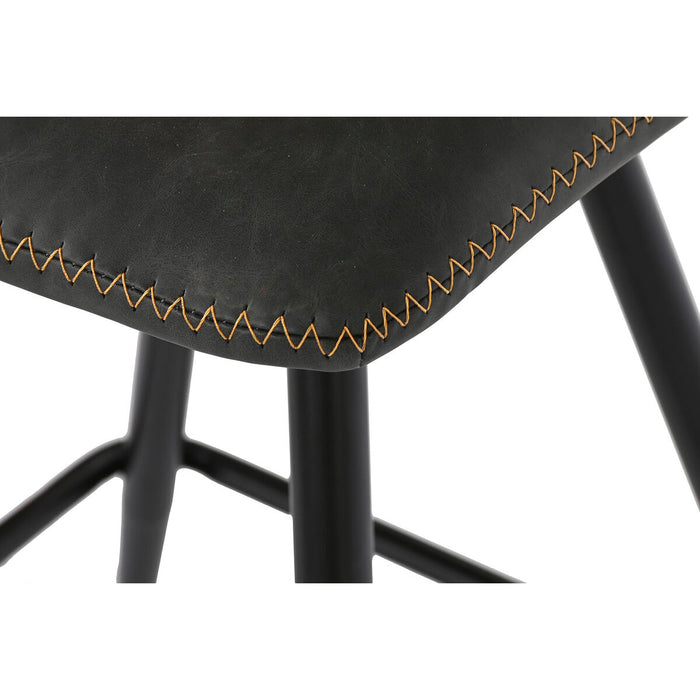 Taburet DKD Home Decor Negru Gri închis Metal 41 x 50 x 93 cm