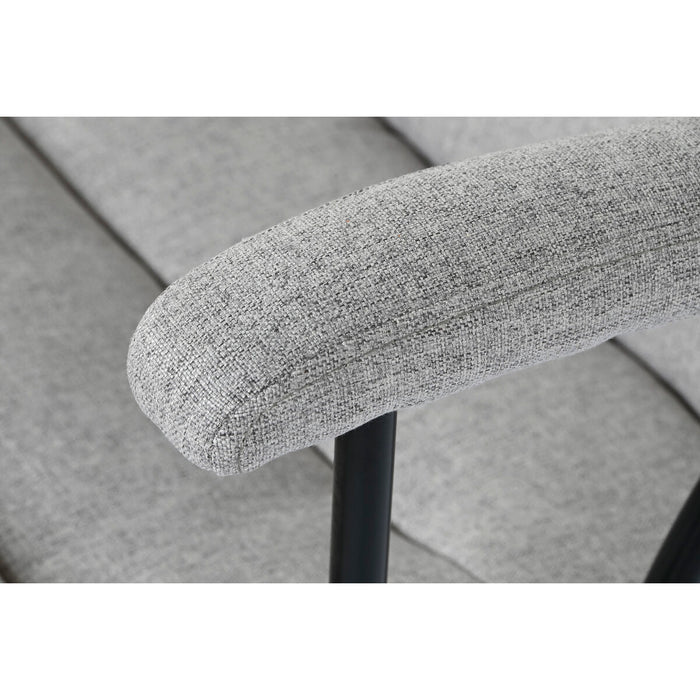 Scaun de Birou DKD Home Decor Negru Gri 60 x 61,5 x 84 cm