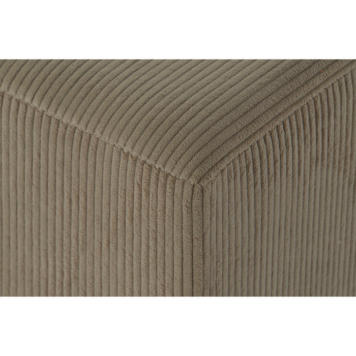 Suport pentru Picioare DKD Home Decor Maro Poliester Lemn MDF 40 x 40 x 40 cm