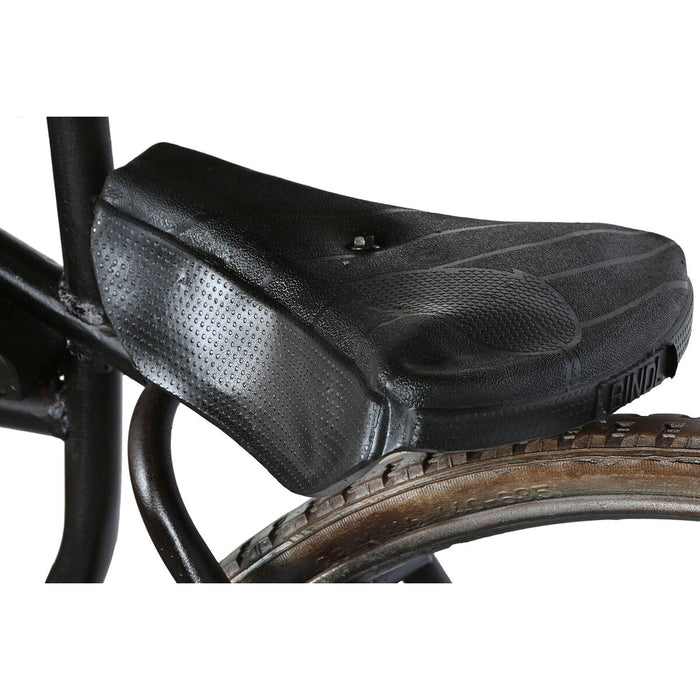 Masa laterală DKD Home Decor Motocicletă Negru Natural Lemn Metal 180 x 35 x 86 cm