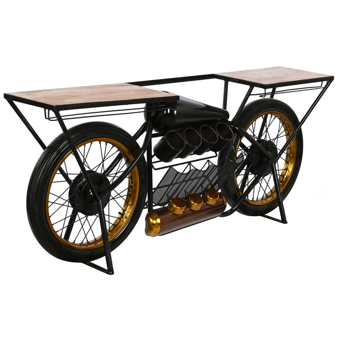 Console DKD Home Decor Negru Auriu* Metal 170 x 35,5 x 71 cm