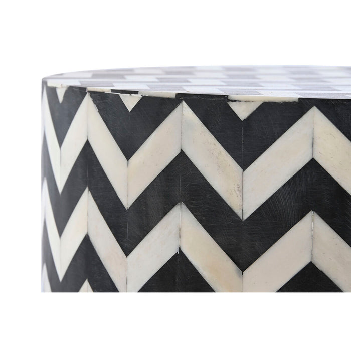 Masa laterală DKD Home Decor Bicolor Os 37,5 x 37,5 x 42 cm