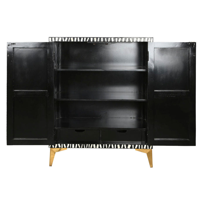 Dulap DKD Home Decor Auriu* Bicolor 80 x 45 x 108 cm