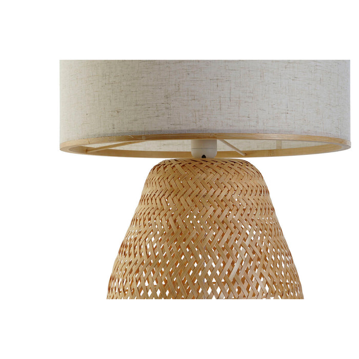 Lampă de masă DKD Home Decor Maro Natural Bambus 50 W 220 V 40 x 40 x 71 cm