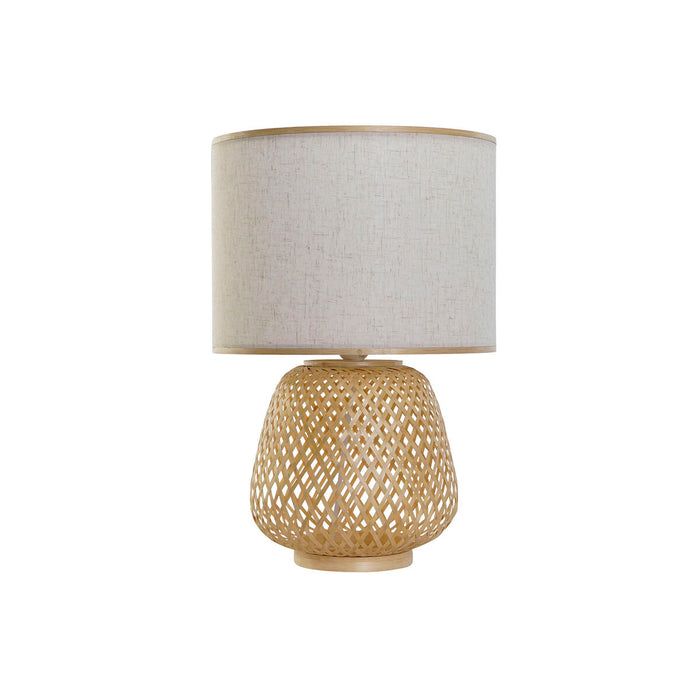 Lampă de masă DKD Home Decor Maro Natural Bambus 50 W 220 V 32 x 32 x 49 cm