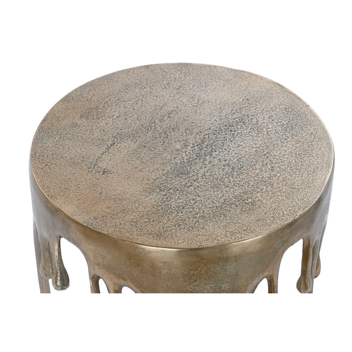 Masa laterală Home ESPRIT Auriu* Aluminiu 37 x 37 x 50 cm