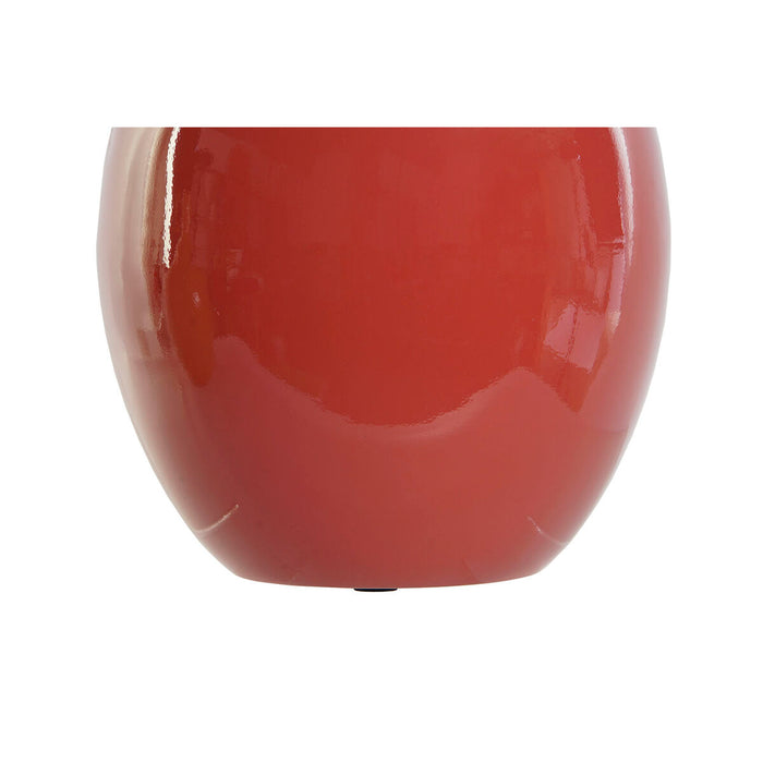 Vază Home ESPRIT Muştar Teracotă Aluminiu Lăcuit 23 x 23 x 38,5 cm (2 Unități)