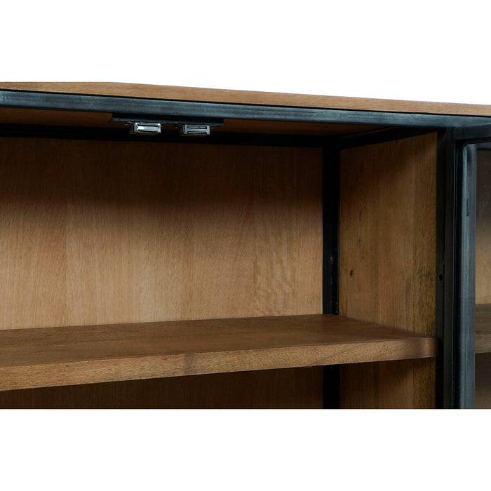 Servantă Home ESPRIT Natural Gri închis 180 x 40 x 90 cm