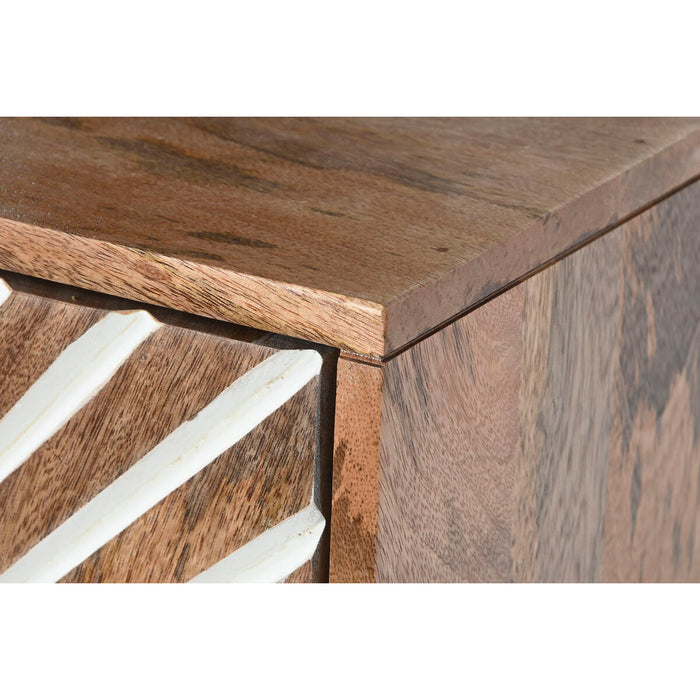 Servantă Home ESPRIT Alb Auriu* Natural Lemn 80 x 45 x 97 cm