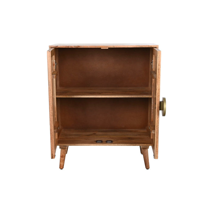 Servantă Home ESPRIT Alb Auriu* Natural Lemn 80 x 45 x 97 cm