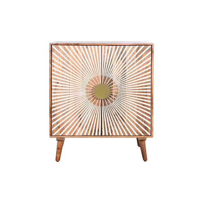 Servantă Home ESPRIT Alb Auriu* Natural Lemn 80 x 45 x 97 cm