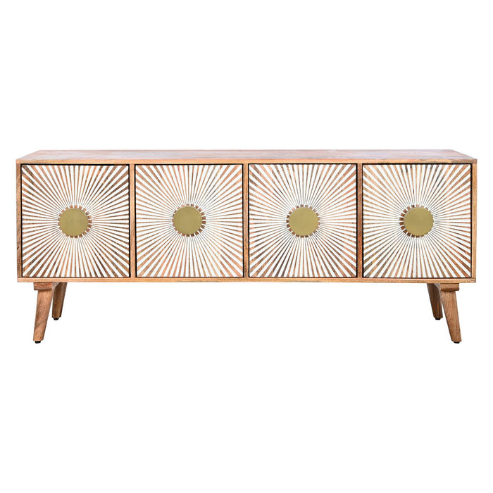 Mobilă TV Home ESPRIT Auriu* Natural Lemn 145 x 40 x 60 cm