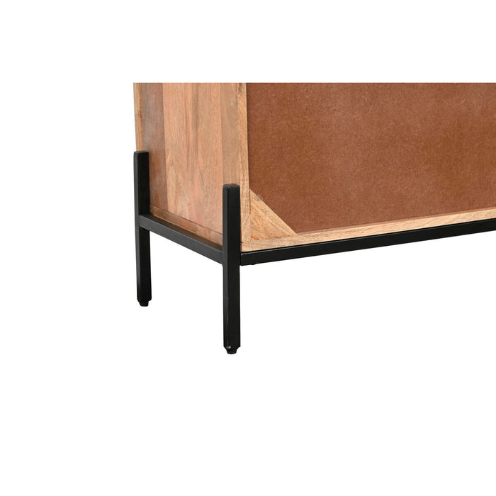 Dulap Home ESPRIT Negru Auriu* Natural Lemn 85 x 38 x 134 cm