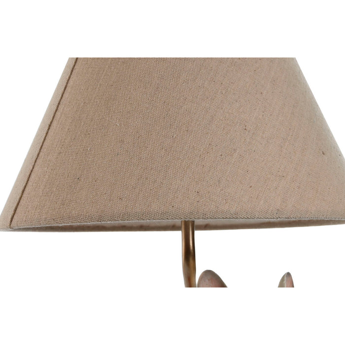 Lampă de masă Home ESPRIT Alb Roșu Metal Rășină 50 W 220 V 26 x 26 x 46 cm