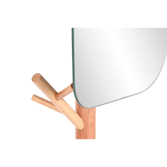 Stojan na klobouky Home ESPRIT Negru Natural Lemn Metal Scandi 33 x 33 x 185 cm