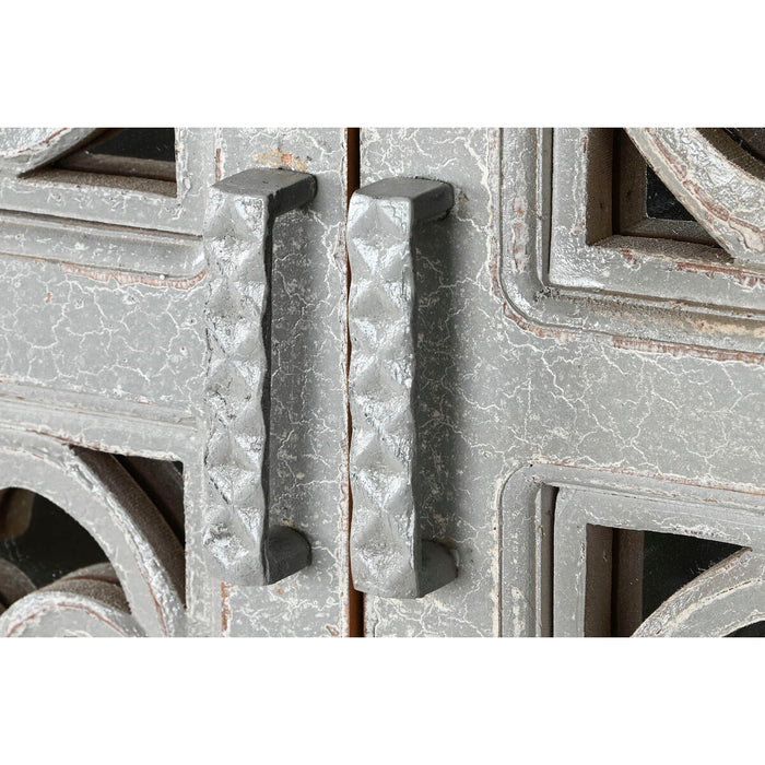 Dulap Home ESPRIT Gri Lemn de mango Oglindă 103 x 43 x 180 cm