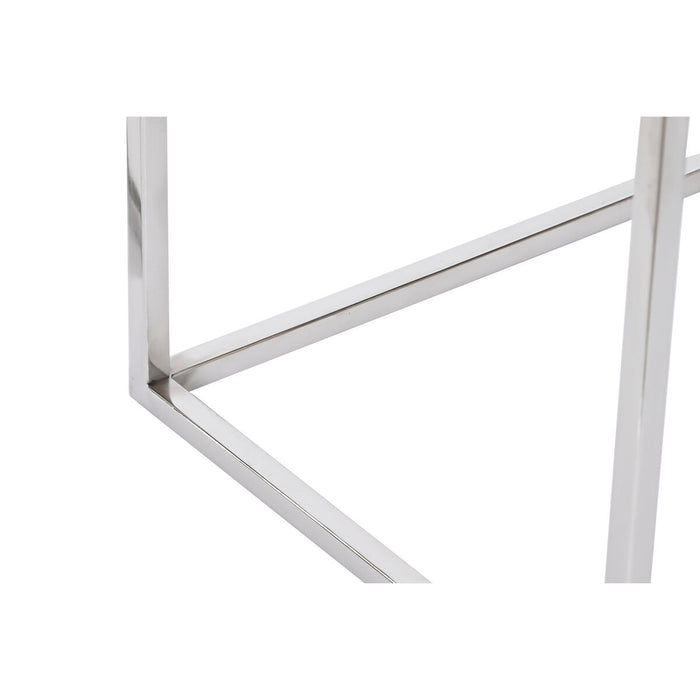 Set de 3 mese Home ESPRIT Maro Argintiu Natural Oțel Salcâm 46 x 41,5 x 55,5 cm