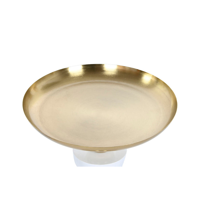 Set de 2 mese Home ESPRIT Alb Negru Auriu* 40 x 40 x 43 cm 40 x 40 x 42 cm