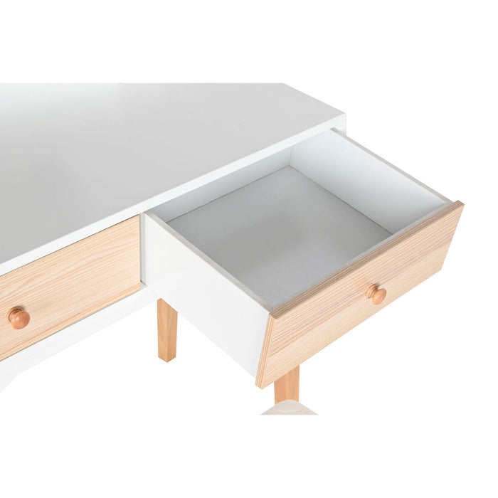 Dispozitiv de redare muzică Home ESPRIT Alb Natural Lemn MDF 80 x 40 x 127 cm