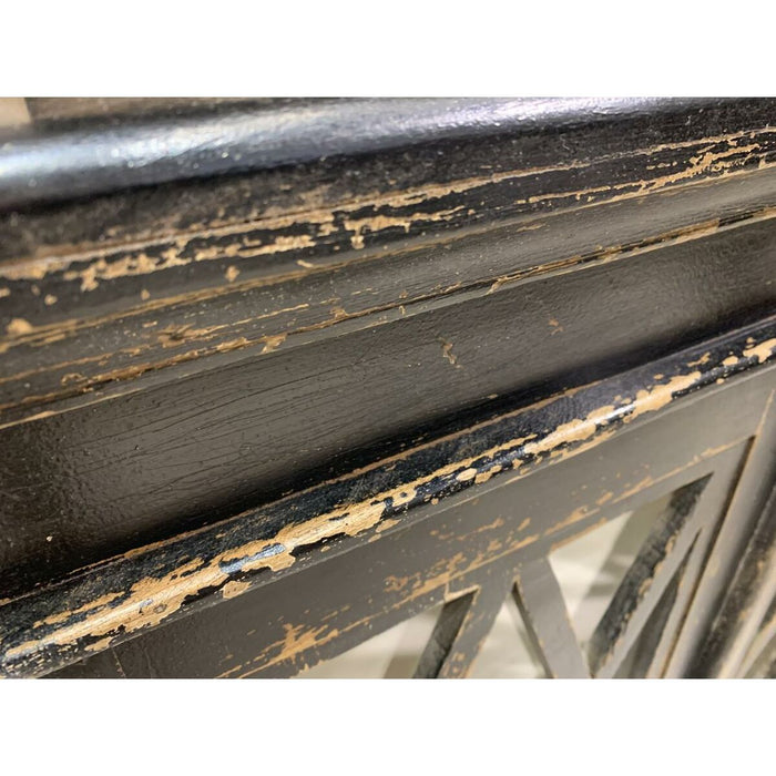 Servantă Home ESPRIT Negru Lemn Geam 170 x 40 x 100 cm