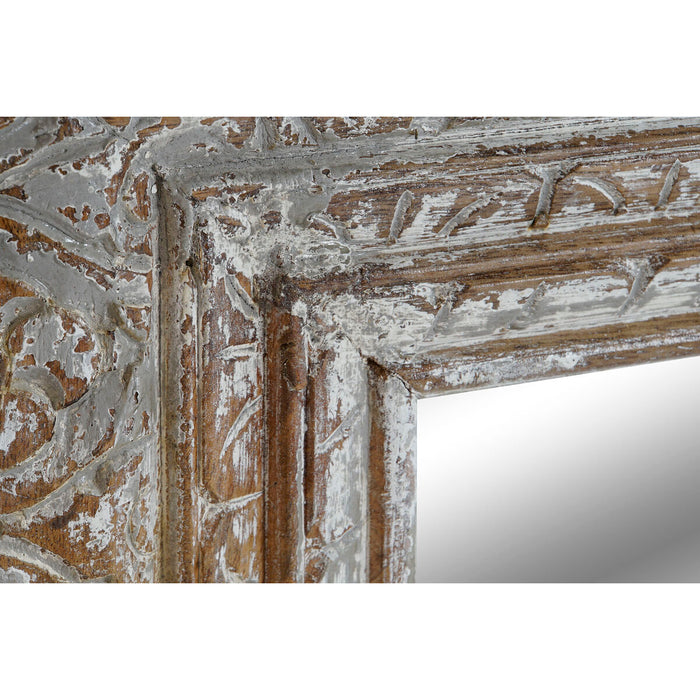 Oglindă de perete Home ESPRIT Alb Lemn 100 x 5 x 120 cm