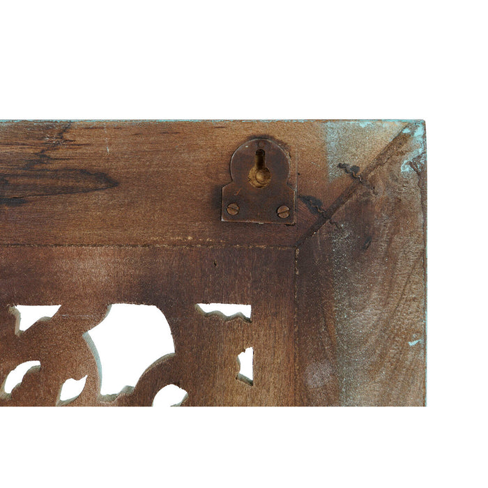 Decorațiune de Perete Home ESPRIT Turquoise 85 x 6 x 120 cm