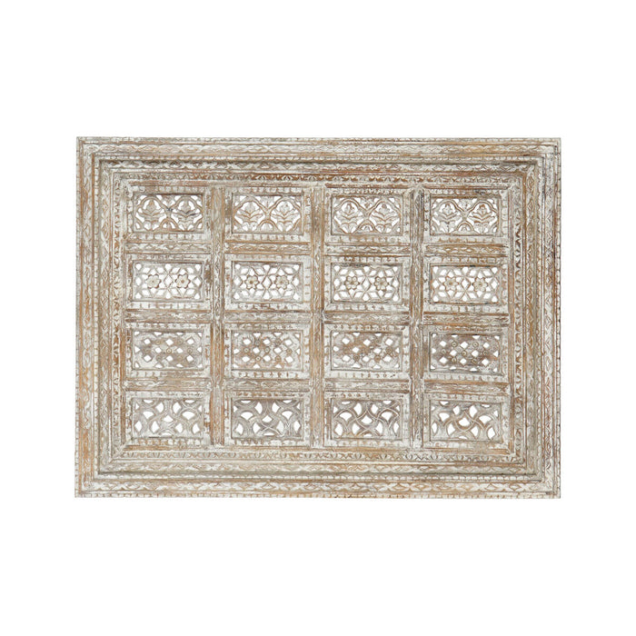 Decorațiune de Perete Home ESPRIT Alb Finisaj învechit 135 x 9 x 100 cm