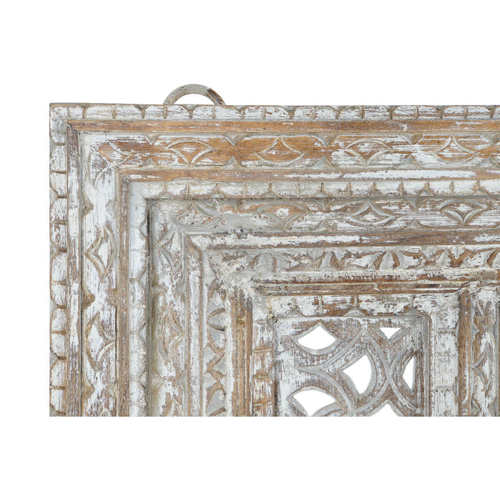 Decorațiune de Perete Home ESPRIT Alb Finisaj învechit 135 x 9 x 100 cm