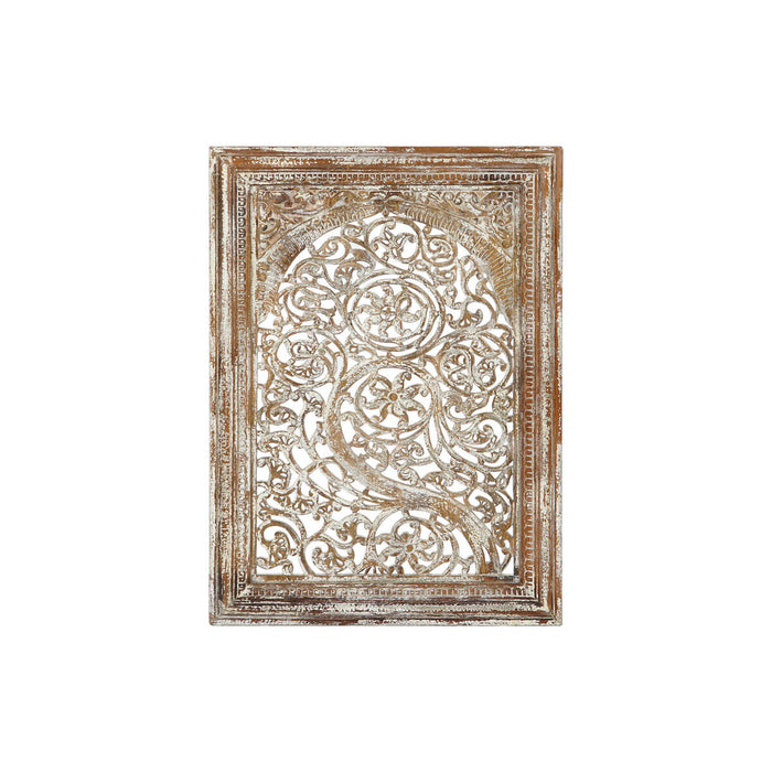 Decorațiune de Perete Home ESPRIT Alb Maro Finisaj învechit 76 x 6 x 106 cm