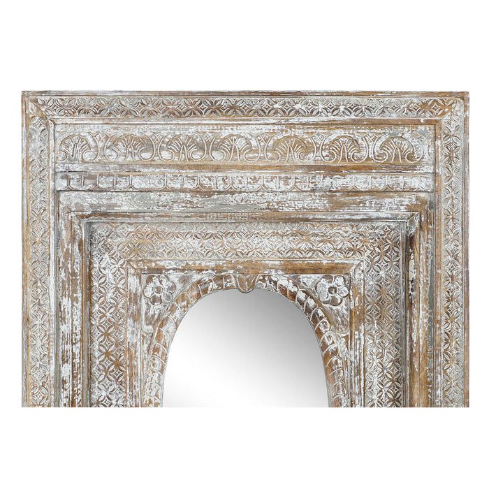 Oglindă de perete Home ESPRIT Alb Lemn 68 x 8 x 145 cm