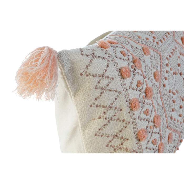 Pernă Home ESPRIT Crem Roz deschis 50 x 15 x 30 cm