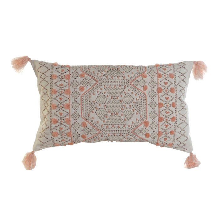 Pernă Home ESPRIT Crem Roz deschis 50 x 15 x 30 cm