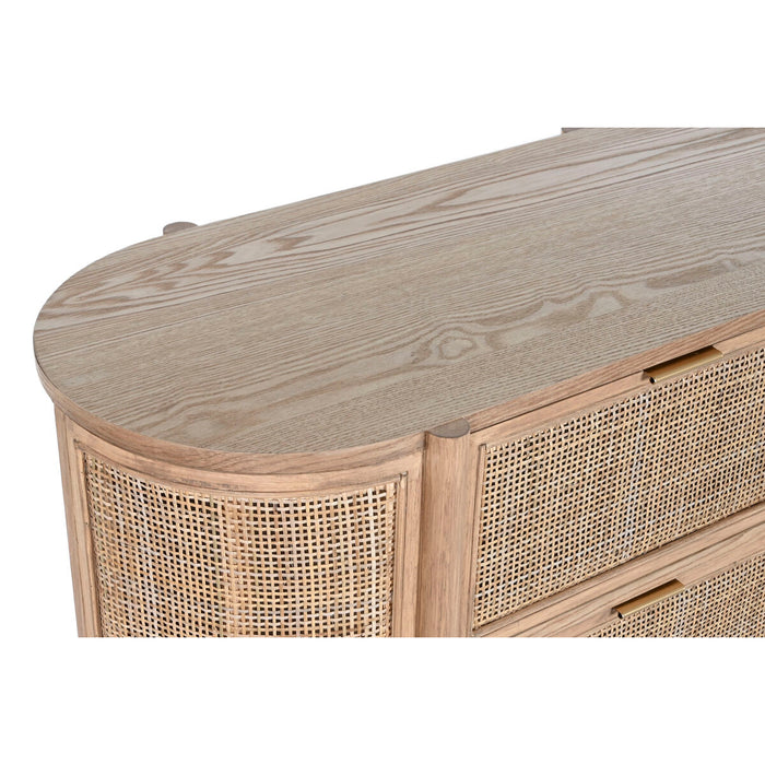 Dulap cu Sertare Home ESPRIT Natural Lemn de cauciuc Modern 80 x 39 x 80 cm