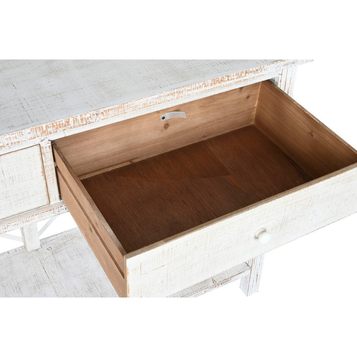 Console Home ESPRIT Alb Maro Negru Metal Brad 181 x 45 x 86 cm