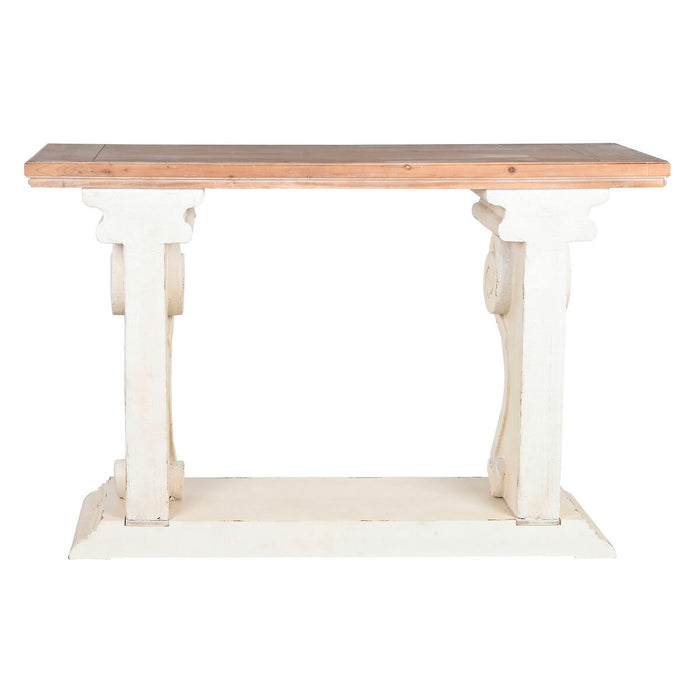 Console Home ESPRIT Alb Brad 150 x 48,5 x 95 cm