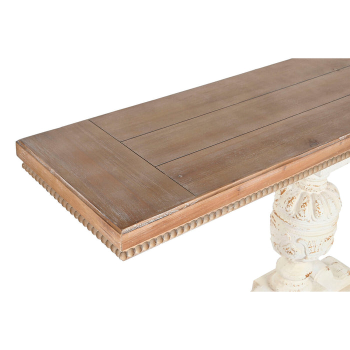 Console Home ESPRIT Alb Brad 140 x 36 x 84,5 cm