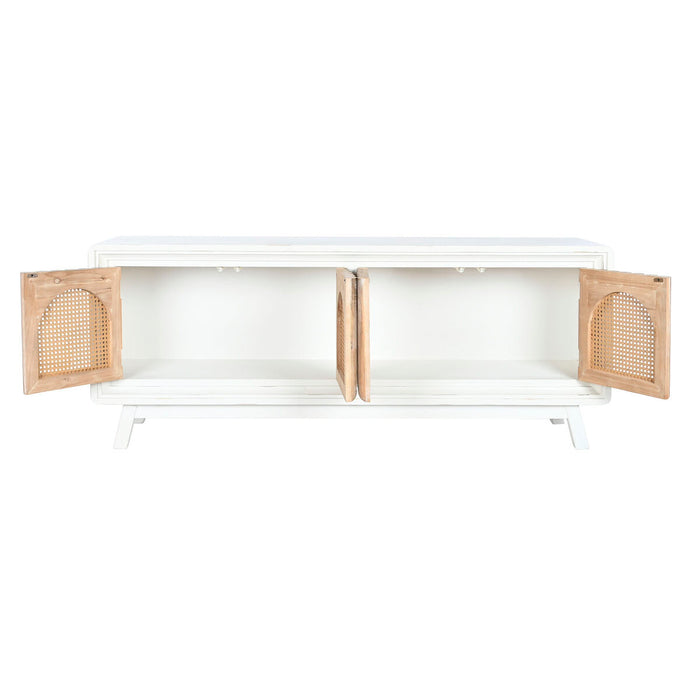 Mobilă TV Home ESPRIT Alb Natural Brad Lemn MDF 156 x 40 x 64 cm