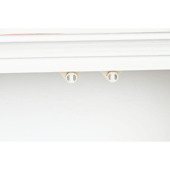 Mobilă TV Home ESPRIT Alb Natural Brad Lemn MDF 156 x 40 x 64 cm