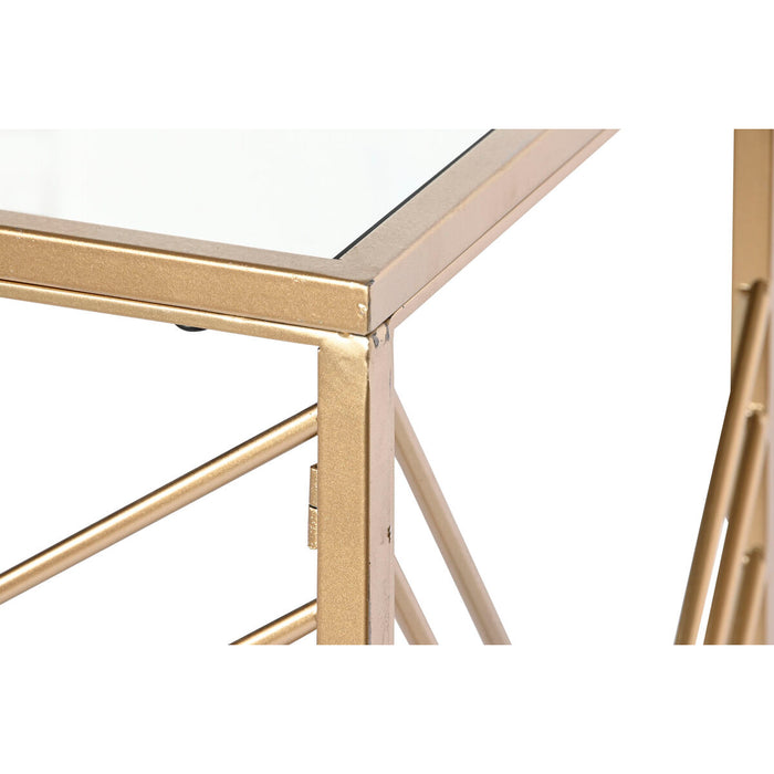 Console Home ESPRIT Negru Auriu* 120 x 40 x 80 cm