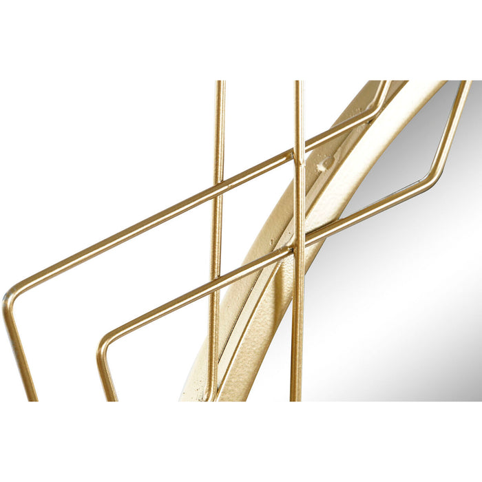 Oglindă de perete Home ESPRIT Auriu* Metal Geam 80 x 2,5 x 80 cm 80 x 2,50 x 80 cm