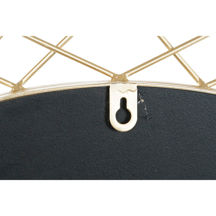 Oglindă de perete Home ESPRIT Auriu* Metal Geam 80 x 2,5 x 80 cm 80 x 2,50 x 80 cm