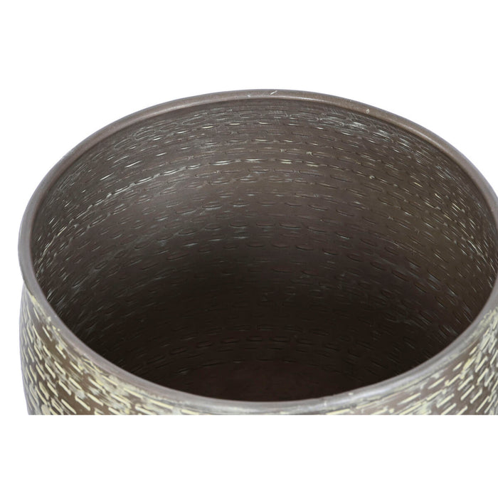 Set de jardiniere Home ESPRIT Verde Aluminiu 39 x 39 x 33 cm